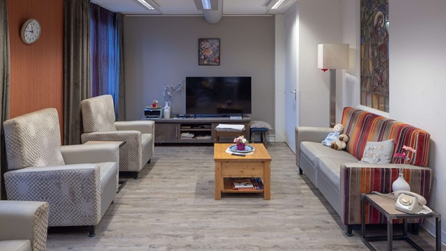 De gezamenlijke woonkamer