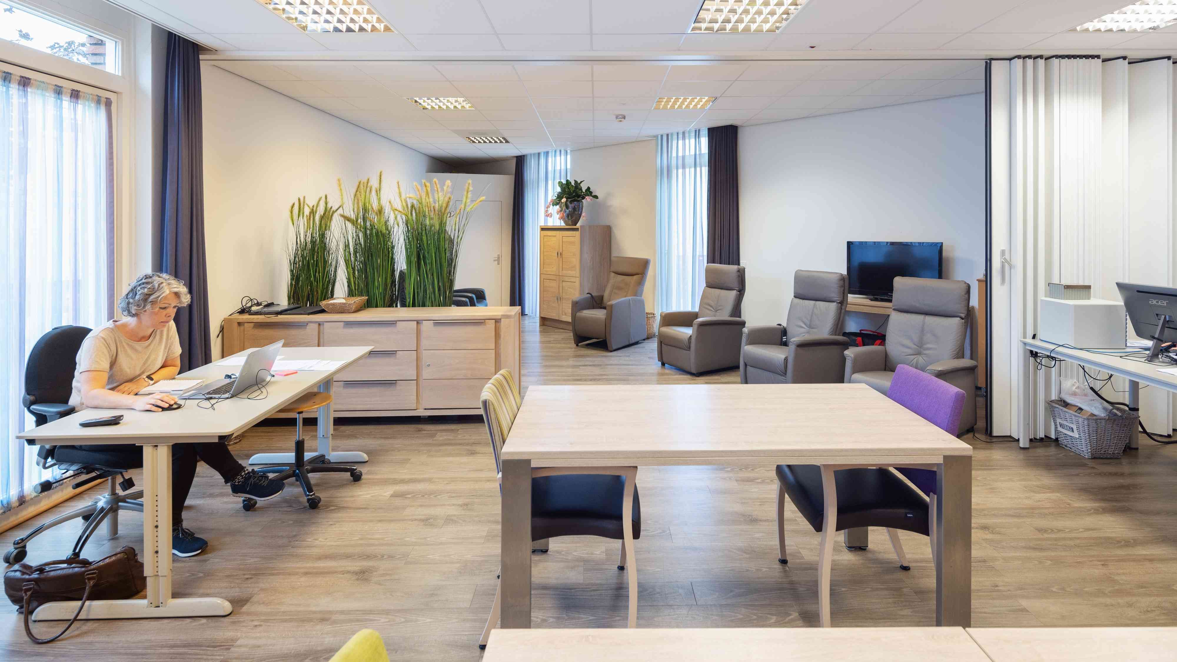 De gezamenlijke woonkamer