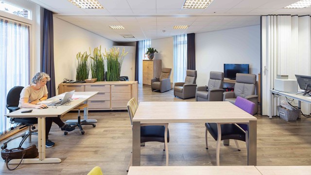 De gezamenlijke woonkamer