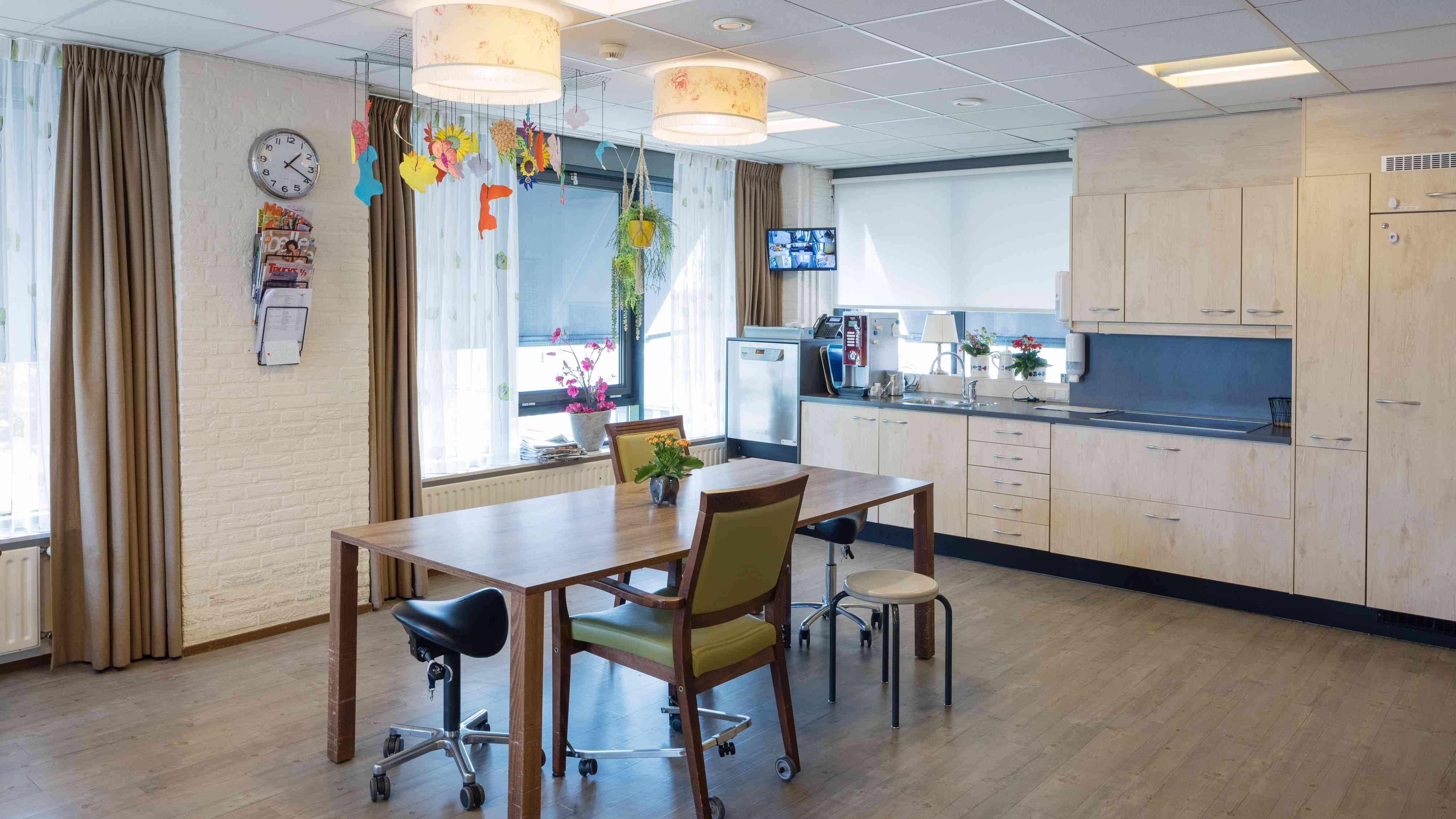 De gezamenlijke keuken 