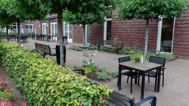 Het terras