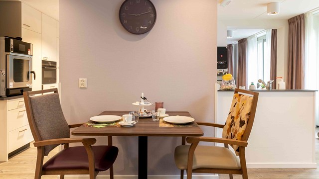 De gezamenlijke eetkamer