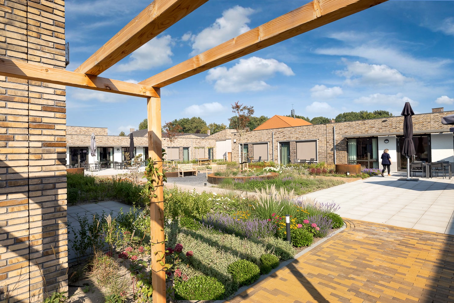 Binnentuin van De Zonnetuin