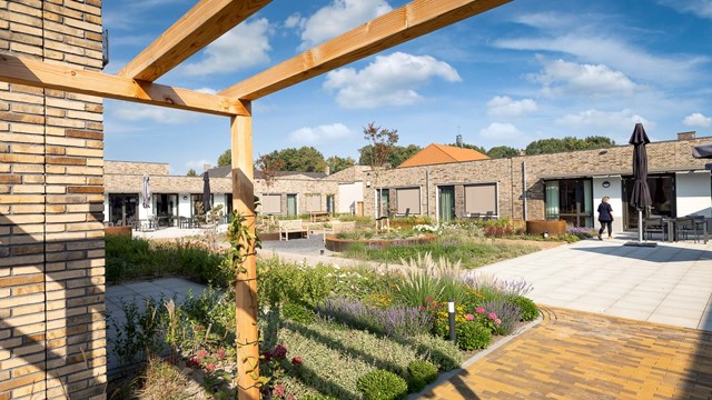 Binnentuin van De Zonnetuin