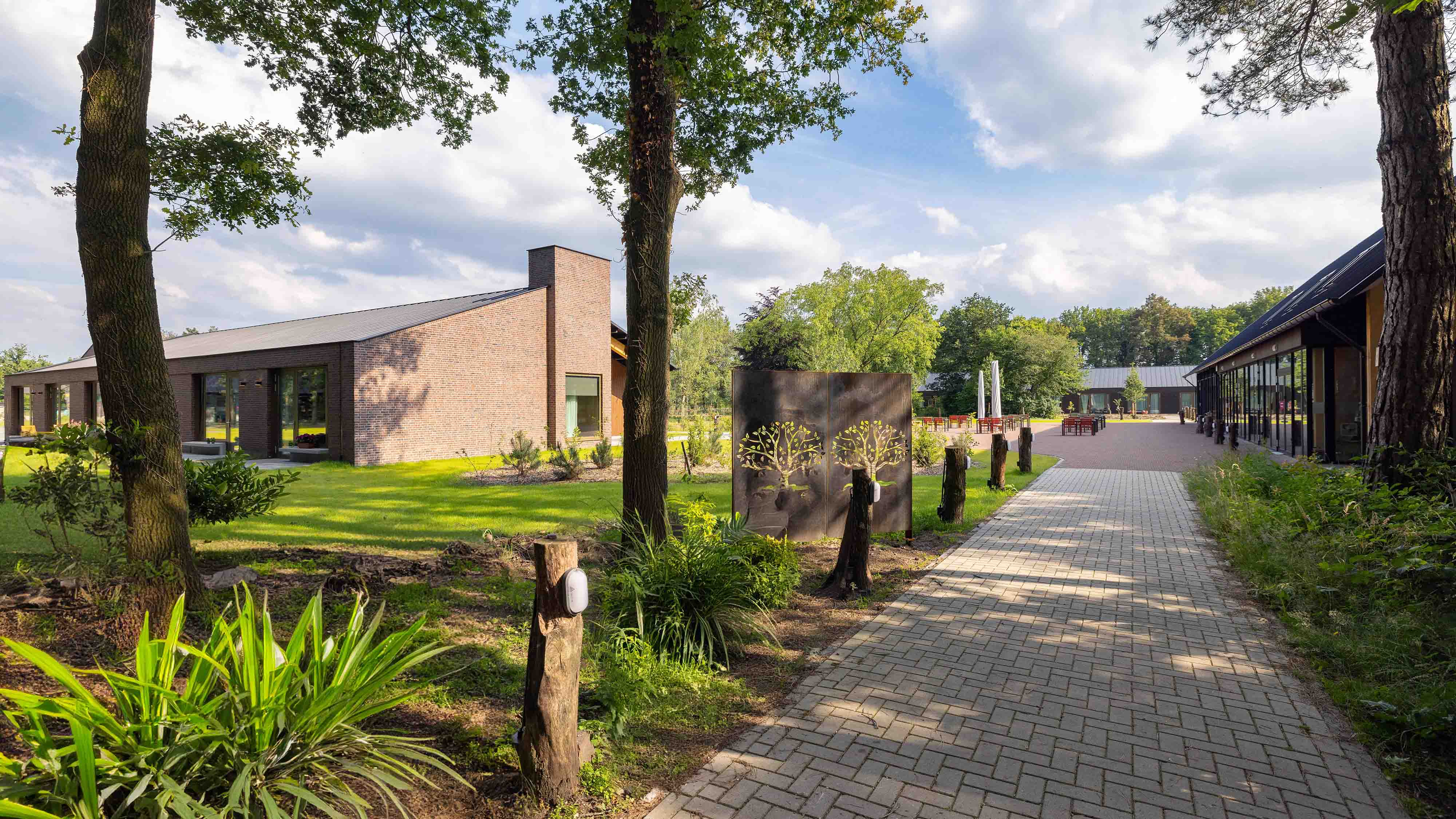 Entree van het terrein Nieuwe Hoeven