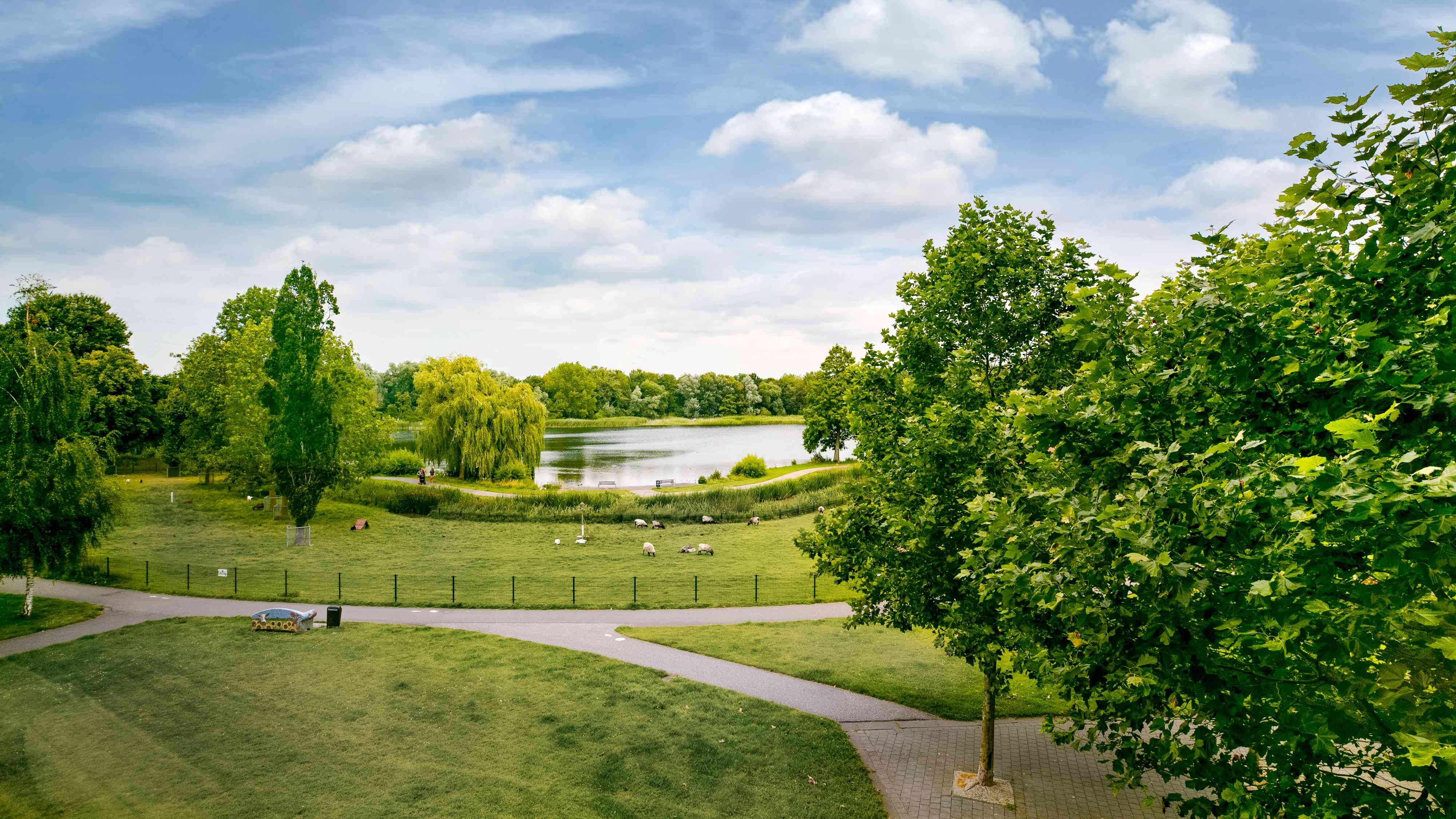 De groene omgeving van Noorderkroon