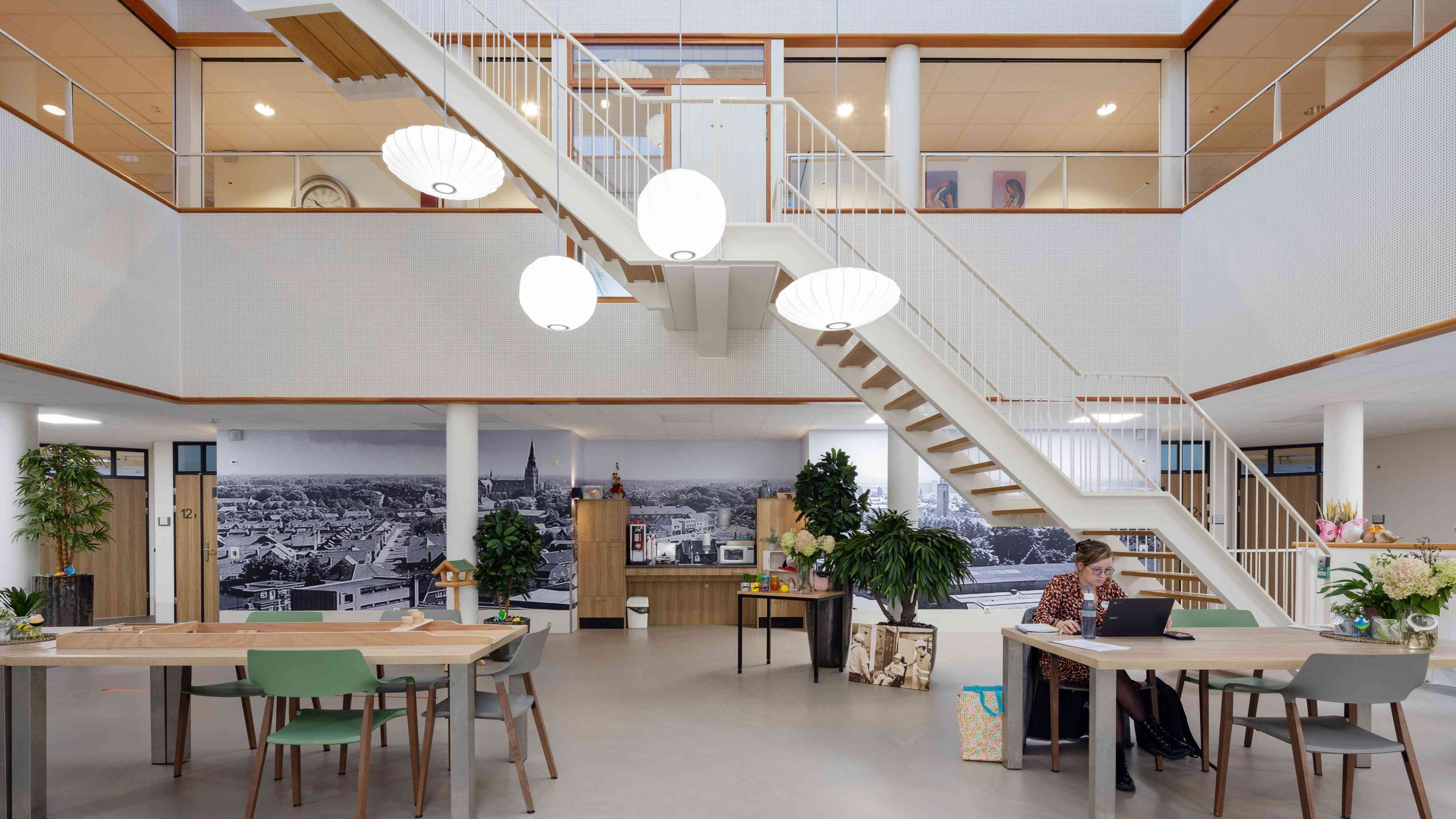 De hal van een afdeling