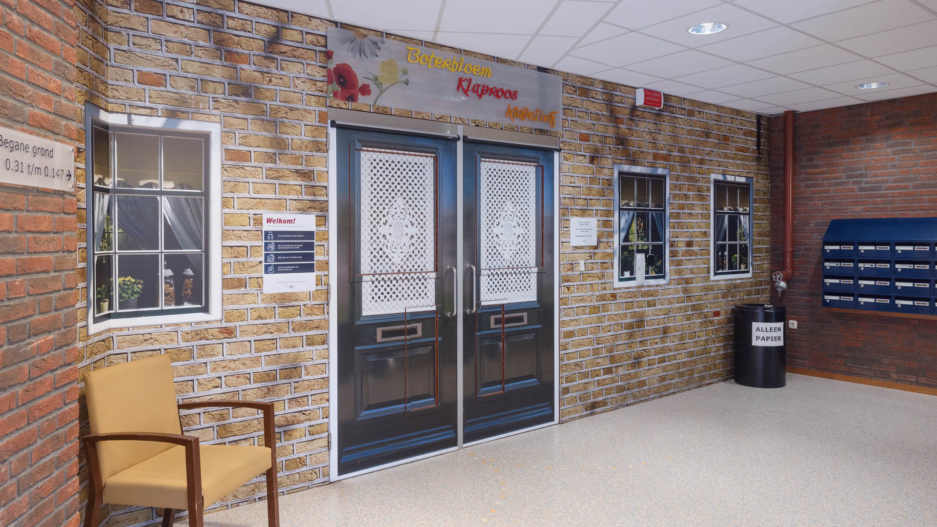 Ingang kleinschalig wonen